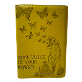 Journal Your Voice is Your Power Vegan Journal
