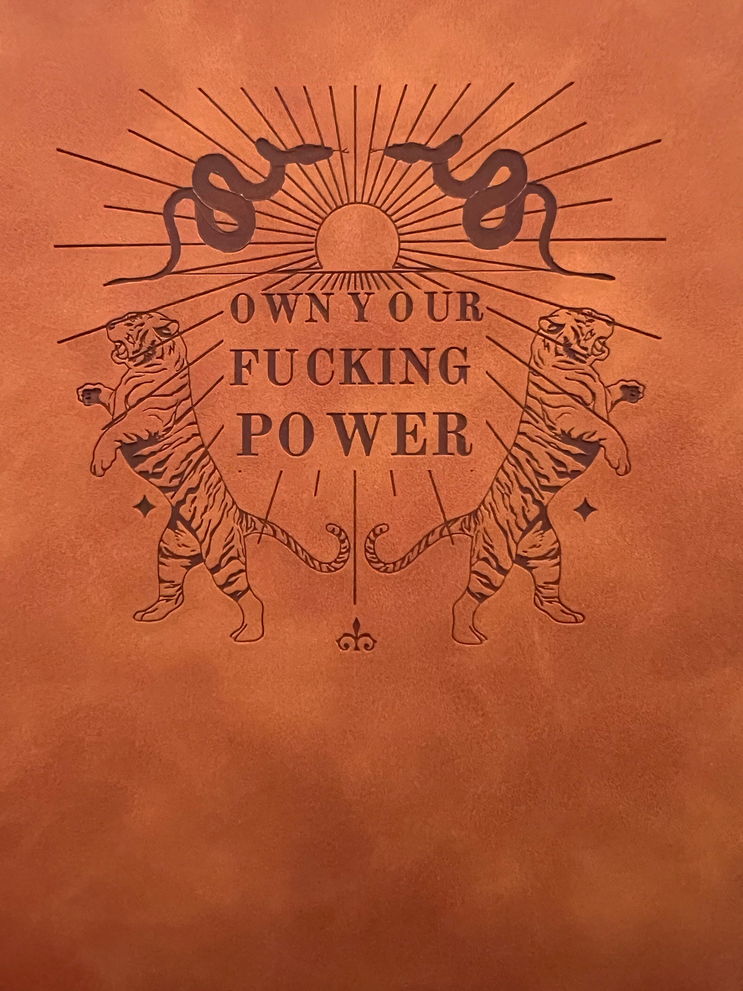 Own Your Fucking Power Vegan Journal