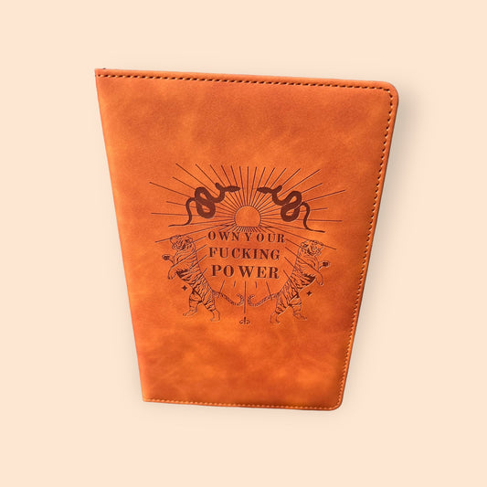 Own Your Fucking Power Vegan Journal
